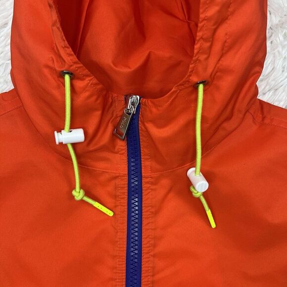 NWT Polo Ralph Lauren Orange Ombre Mens Waterproof Pullover Hoodie Jacket Size S - Picture 3 of 16